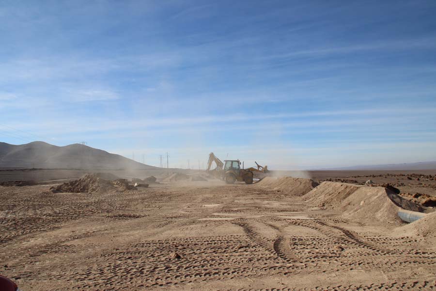 Movimiento de tierra Aducción Tocopilla
